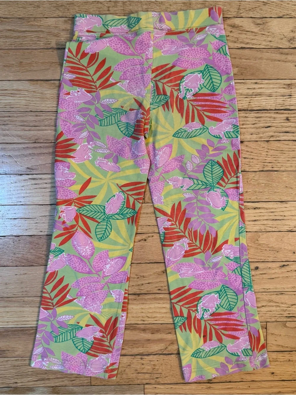 Lilly Pulitzer Colorful Frog Animal Pants 6x Small